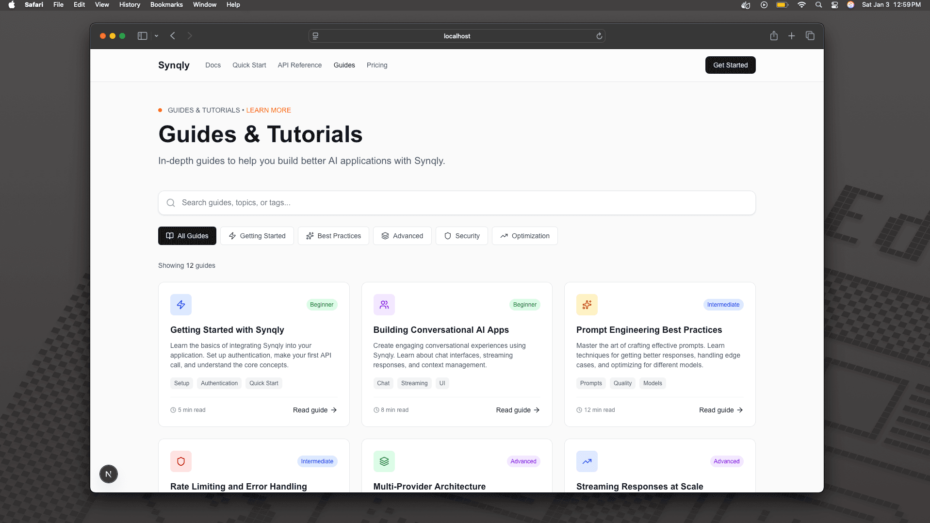 Synqly screenshot